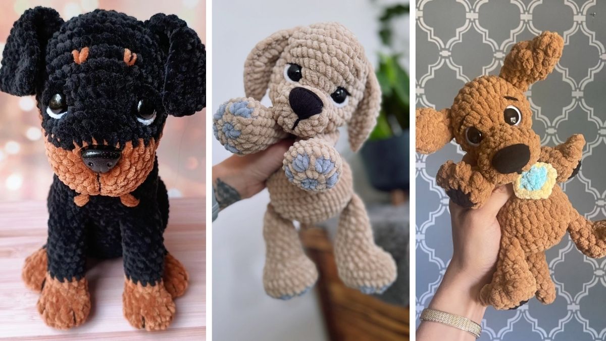 19 Crochet Dog Pattern Ideas From Sweaters to Toys