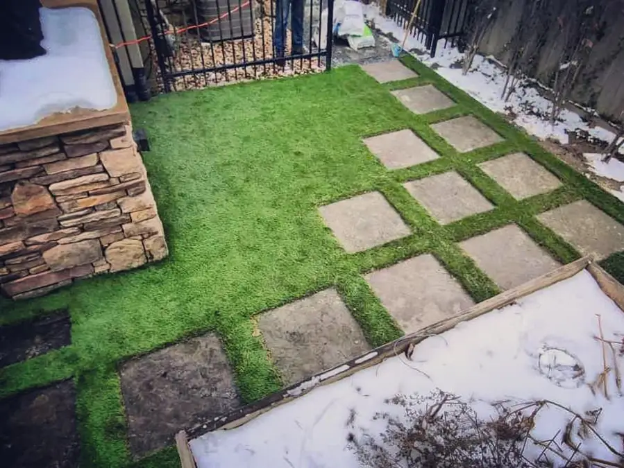 Geometric Paver And Turf Grid