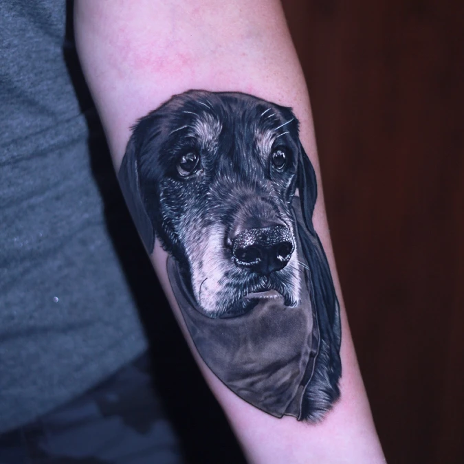High Contrast Realism Portrait With Bandana Detail