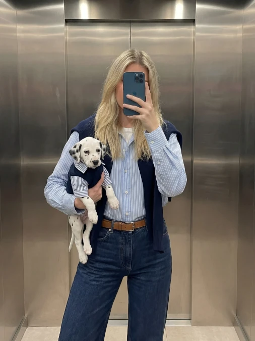 Layered Oxford Stripes and Classic Navy