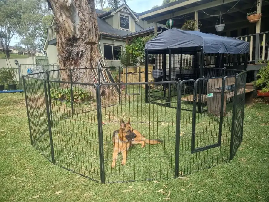 Modular Wire Pen And Covered Kennel