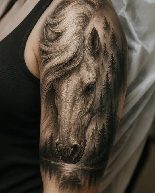 Moody Forest Equine Realism