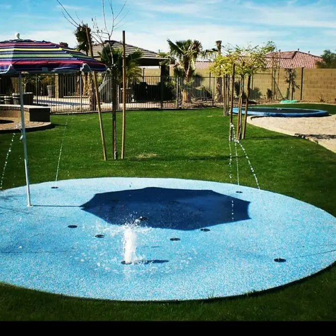 Professional Built In Splash Pad