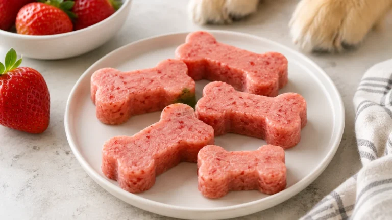5 Fresh Strawberry Dog Treats Ready in 15 Minutes